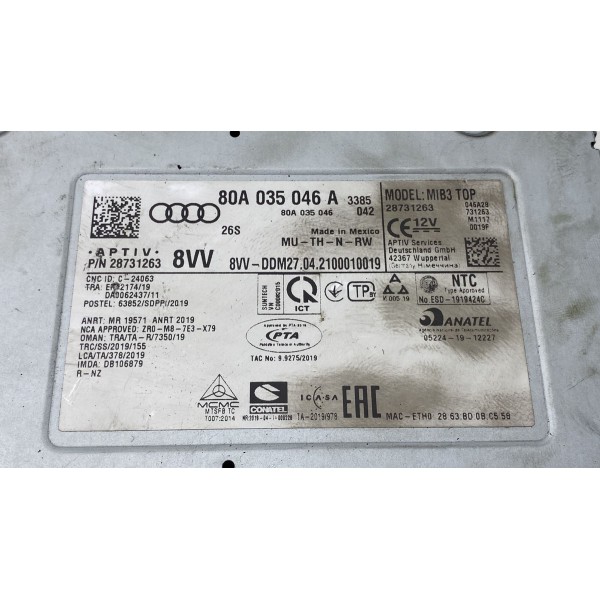 Radio / Multimídia - Audi Q5 Sline 2022