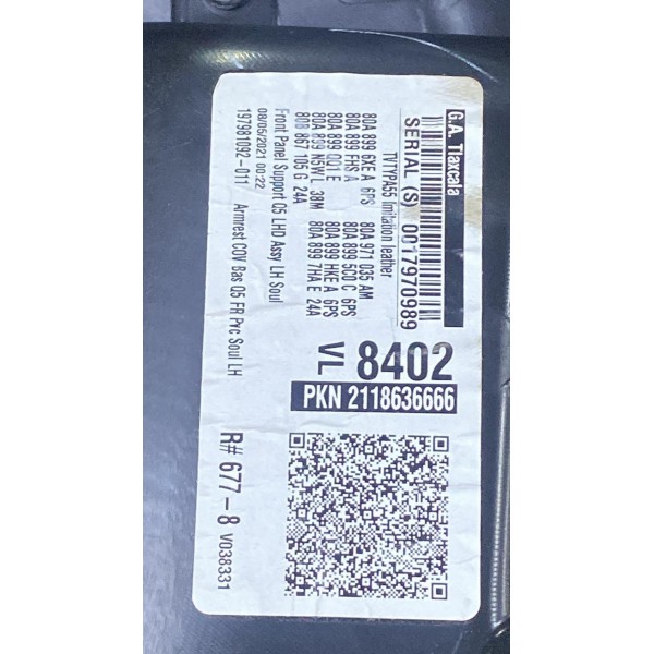 Forro De Porta ( Diant. Esquerda ) - Audi Q5 Sline 2022 A1