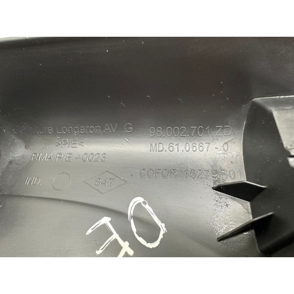 Soleira Porta Dian/esquerda Peugeot 208 2017 98002701zd   Preto