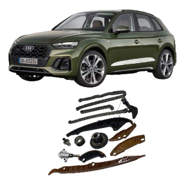 Kit Corrente De Comando - Audi Q5 Sline 2022 Verde-musgo