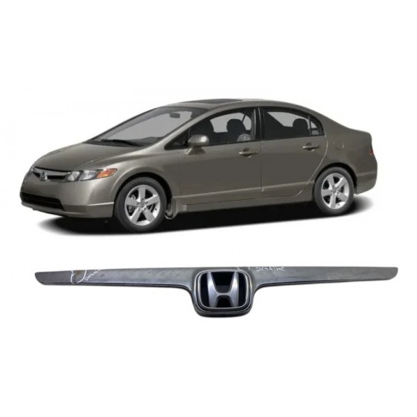 Friso Grade Radiador ( Com Detalhe ) - New Civic Lxs 2007