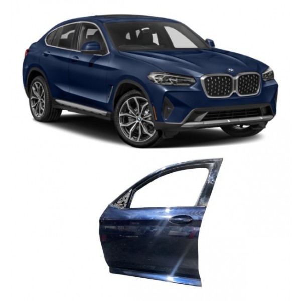 Porta ( Dianteira Esquerda ) - Bmw X4 30i M Sport 22 Dianteira Esquerda Azul-turquesa
