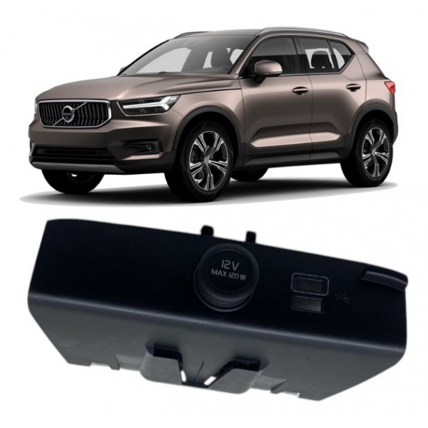 Entrada Usb / Tomada 12v - Volvo Xc40 T-4 Inscript 2020