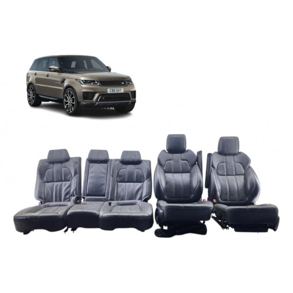 Jogo De Bancos Completos - Range Rover Sport 2014 3.0 Diesel Marrom-escuro