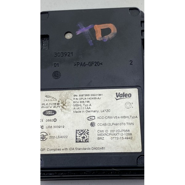 Módulo Ponto Cego ( Tras Direito ) - Range Rover Sport 2014