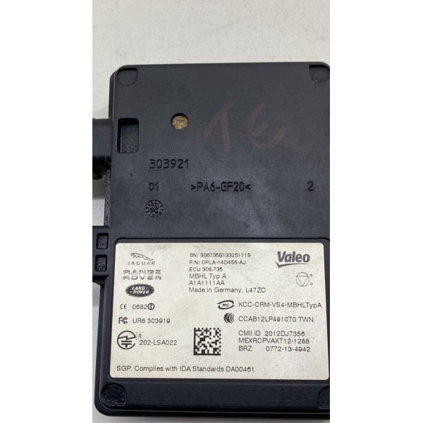 Módulo Ponto Cego ( Tras Esq ) - Range Rover Sport 2014