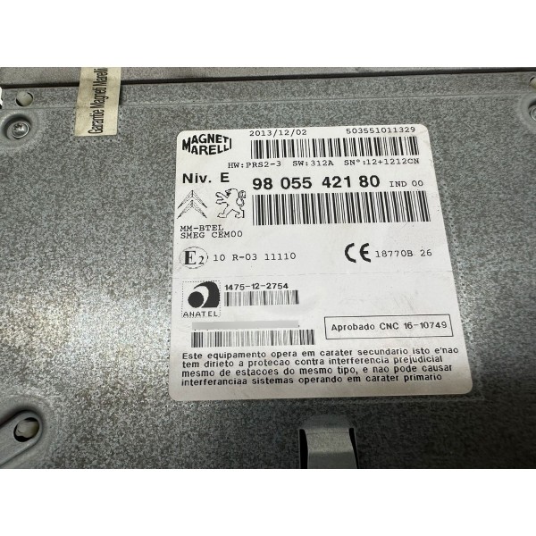 Modulo Central Multimidia Peugeot 208 2014 4415