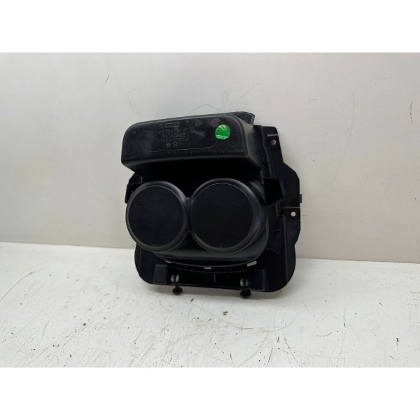 Moldura Porta Copos Console Peugeot 208 2014 4413 Preto