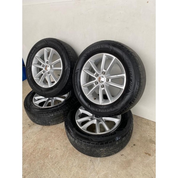 Jogo De Rodas Aro 17 Dodge Journey 2013 Prateado