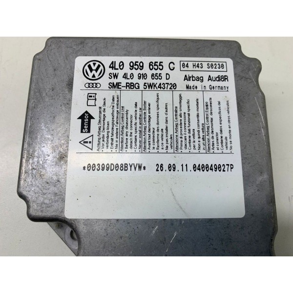 Kit Airbag Audi Q7 3.0 2012 V6 Tfs1 4l0959655c