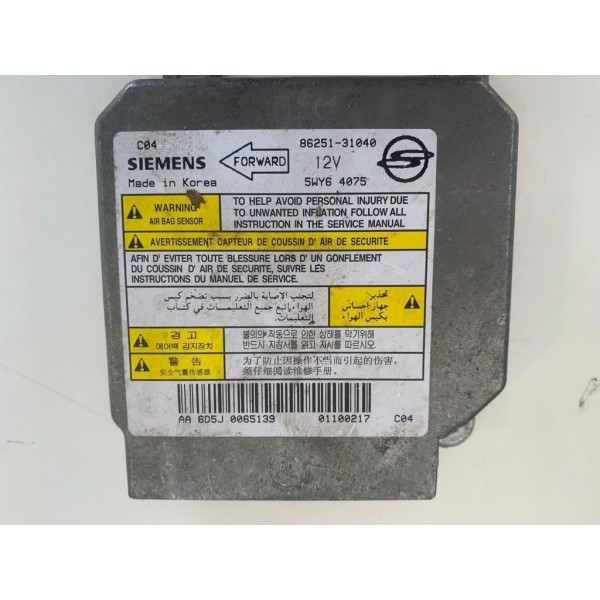 Kit Airbag Ssangyong Actyon 4x4 2.0 Diesel 2010