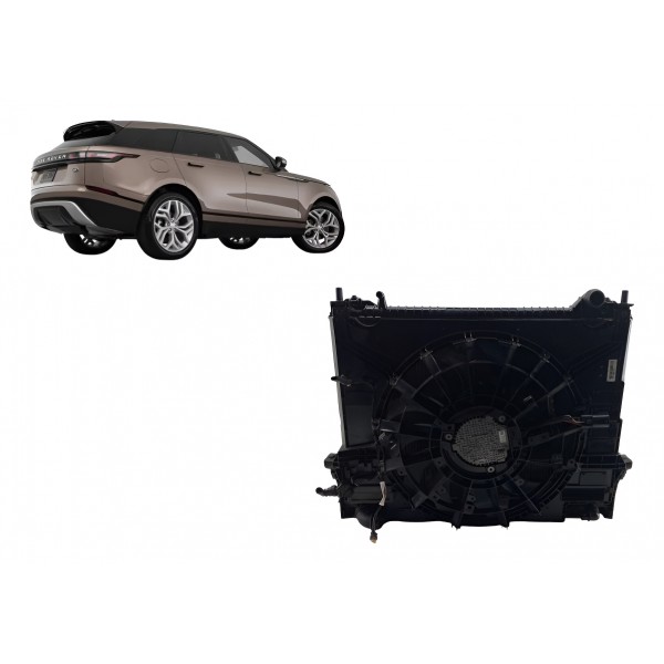 Kit Radiador Completo - Range Rover Velar 3.0 V6 2018 Marrom-escuro