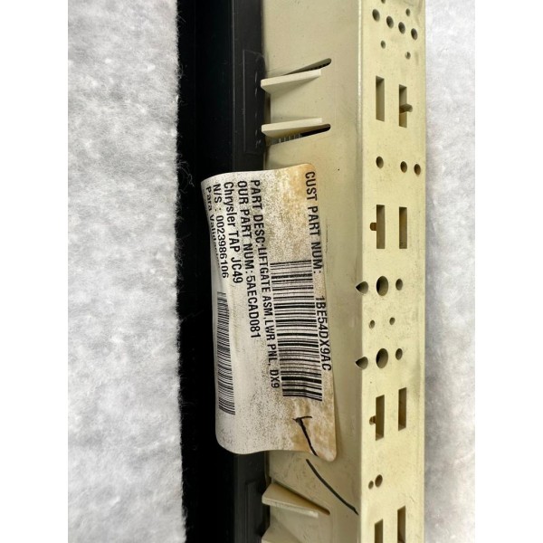 Forro Tampa Traseira Dodge Journey 2013 Preto