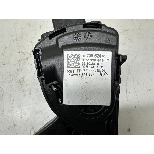 Pedal Acelerador Peugeot 208 2017 9673562480 5281