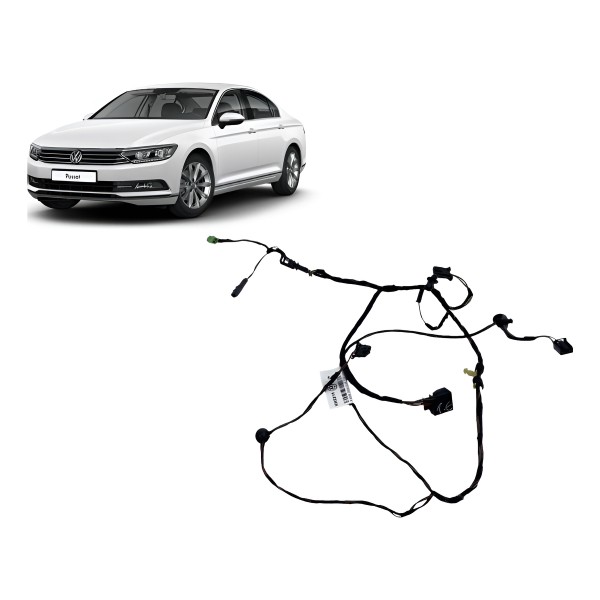 Chicote De Porta ( Tras Esq ) - Volkswagen Passat Tsi 2018