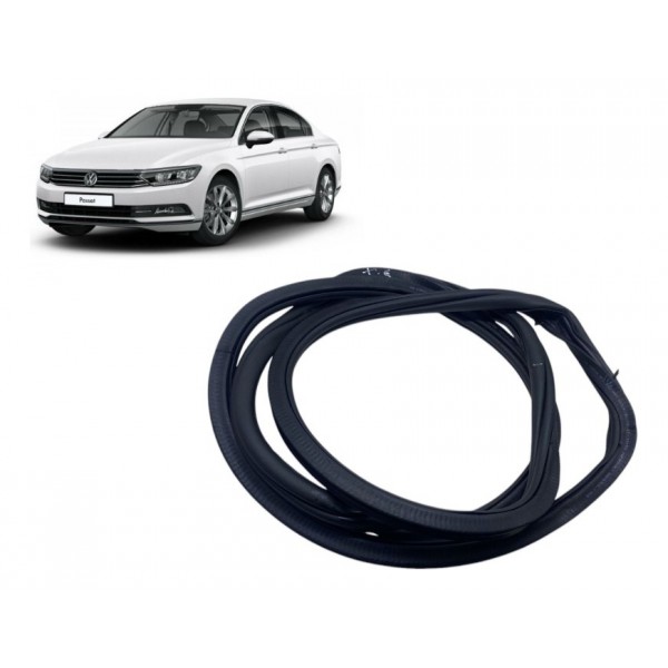 Borracha De Porta ( Tras Dir ) - Volkswagen Passat Tsi 2018  Preto