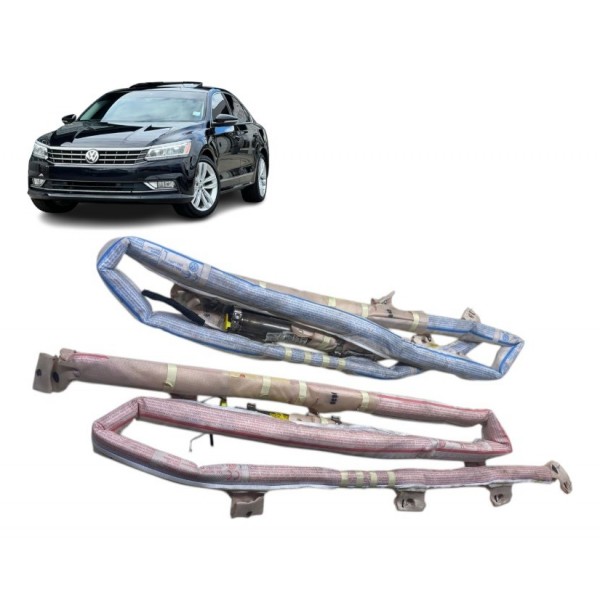 Cortinas Airbag Laterais - Volkswagen Passat Tsi 2018