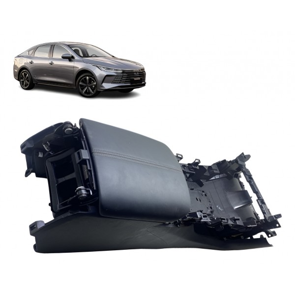 Console Apoio Central - Byd King 2025 Hibrid Preto