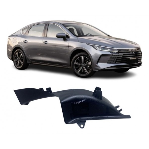 Acabamento Carenagem ( Esquerdo ) - Byd King 2025 Hibrid Pre Preto