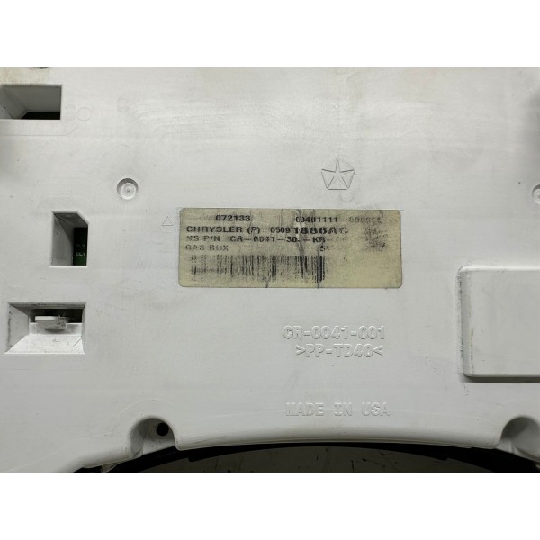 Painel De Instrumentos/velocímetro Dodge Journey 2013 4312 Preto