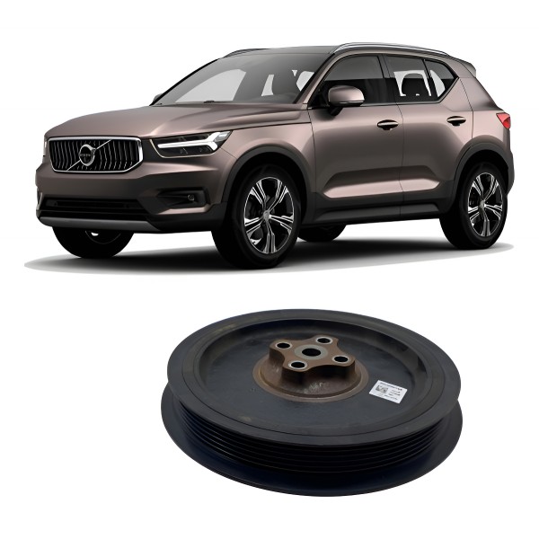 Polia Virabrequim - Volvo Xc40 T-4 Inscript 2020