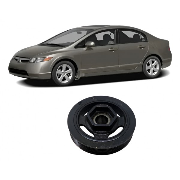 Polia Virabrequim - New Civic Lxs 2007