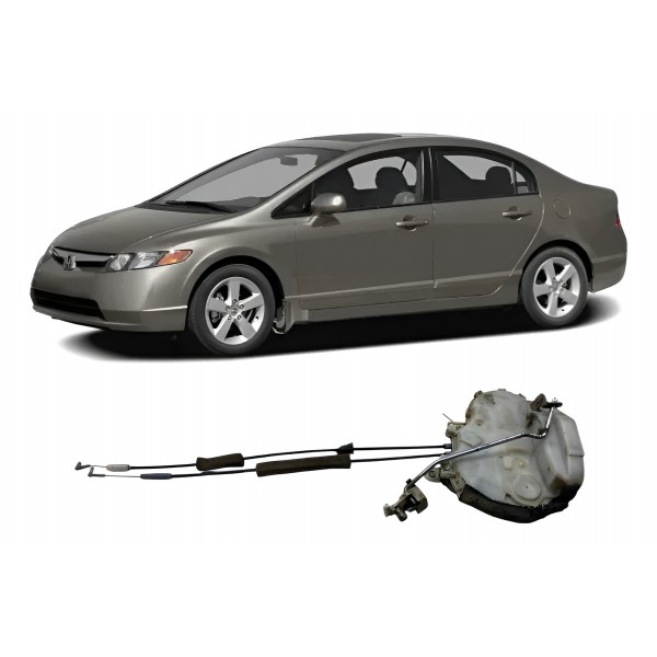 Fechadura Elétrica ( Tras Direita ) - New Civic Lxs 2007