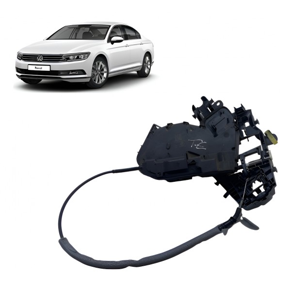 Fechadura Elétrica ( Tras Dir ) - Volkswagen Passat Tsi 18  Preto
