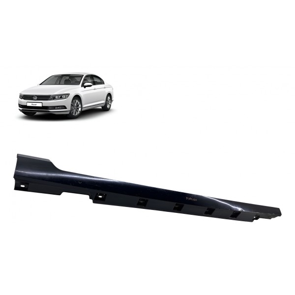 Protetor Soleira Porta (tras Dir) -volkswagen Passat 2018 B3 Preto