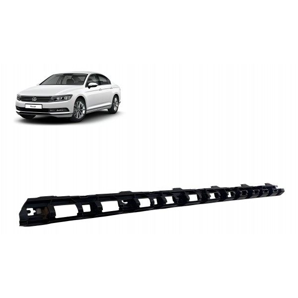 Suporte Spoiler Lateral - Volkswagen Passat Tsi 2018 Preto Preto