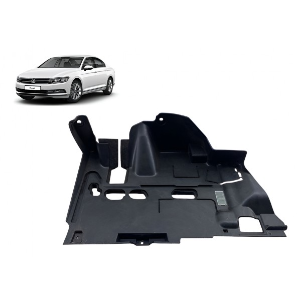 Acab. Inferior Painel - Volkswagen Passat Tsi 2018 B7 Preto Preto