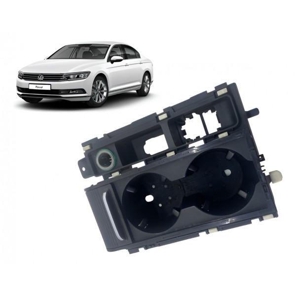 Porta Copo / Esteira - Volkswagen Passat Tsi 2018 Preto Preto