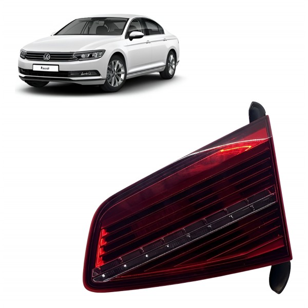 Lanterna Tampa Traseira ( Dir ) - Volkswagen Passat Tsi 2018 Direito/passageiro Vermelho