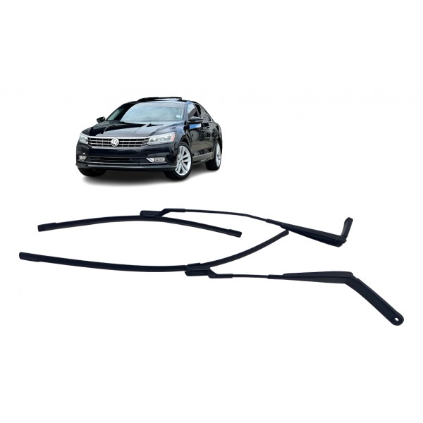 Limpador Parabrisa - Volkswagen Passat Tsi 2018 Preto Preto