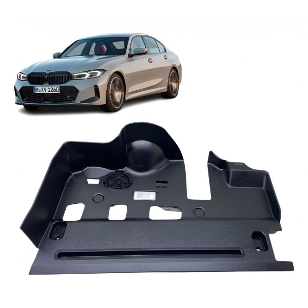 Acabamento Painel Inferior ( Esquerdo ) - Bmw 320i 2022 Pret Preto
