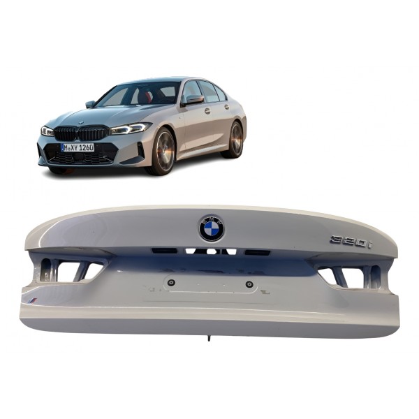 Tampa Traseira - Bmw 320i 2022 Prateado Prateado