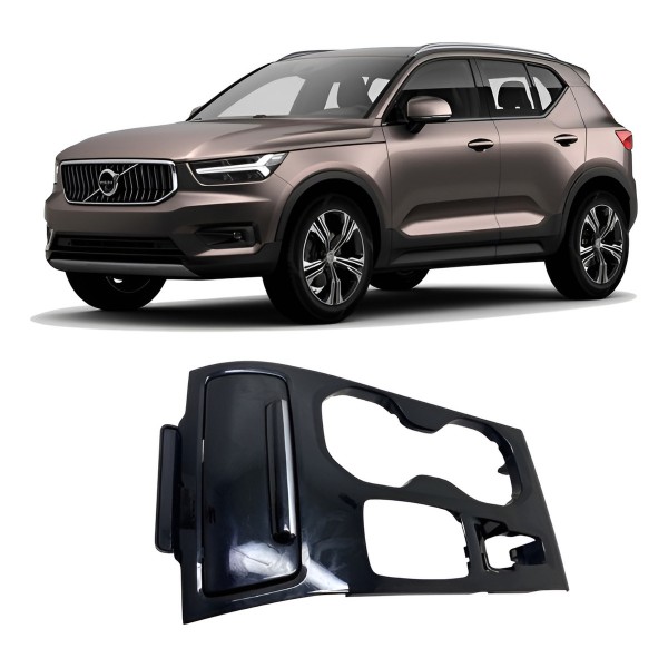 Moldura Console Central / Porta Copos - Volvo Xc40 T-4 2020  Preto