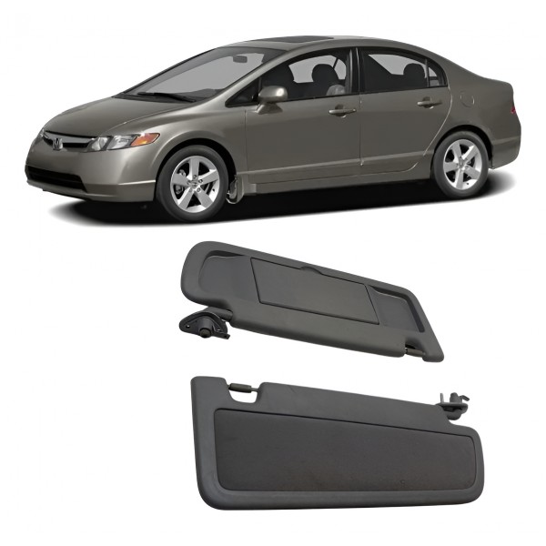 Quebra Sol ( Com Espelho ) - Honda Civic 2007