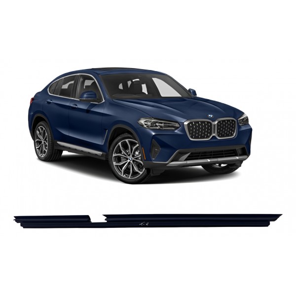 Pestana Externa ( Traseira Esquerda ) - Bmw X4 30i Msport 22 Azul-turquesa