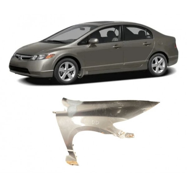 Para-lama ( Dianteiro Direito ) - Honda Civic Lxs 2007 Diant