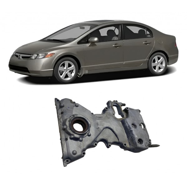 Tampa Lateral Motor - New Civic Lxs 2007 Dourado