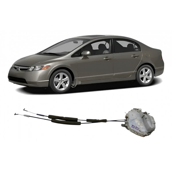Fechadura Elétrica ( Diant Direita ) - New Civic Lxs 2007
