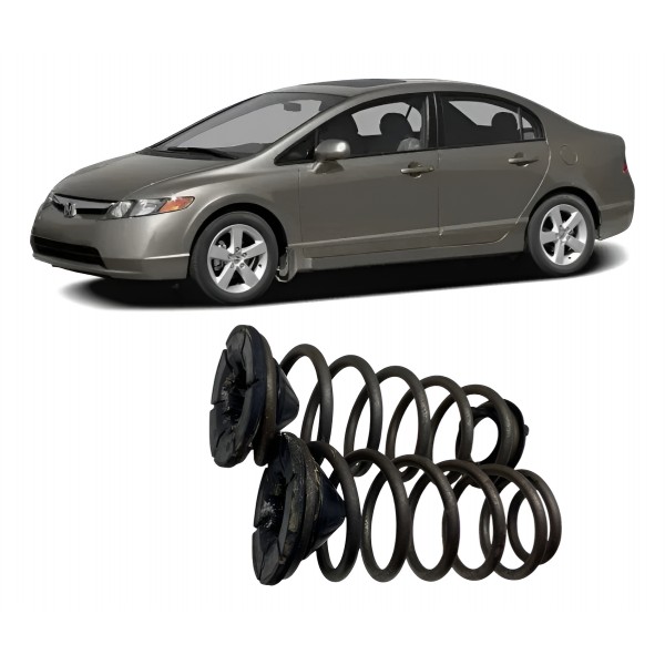 Par De Molas Espiral - New Civic Lxs 2007