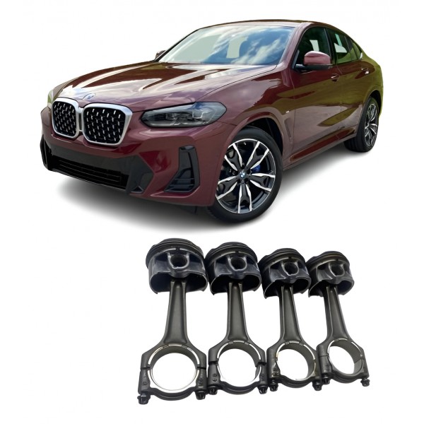 Pistão / Biela - Bmw X4 30i M Sport 2022 2.0 B46