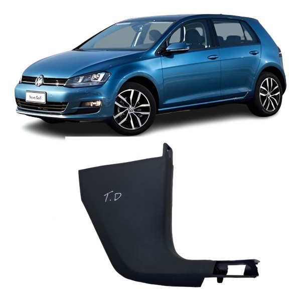 Acabamento Soleira Porta ( Tras Dir ) - Golf Highline 2014 B Black