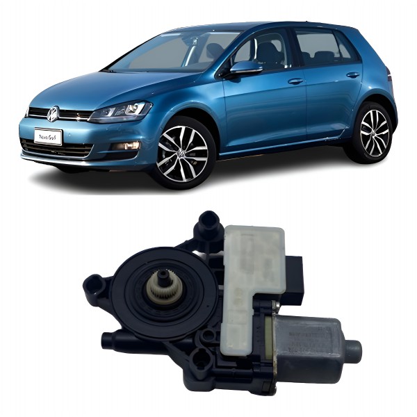 Motor Máquina De Vidro ( Tras Esq ) - Golf Highline 2014