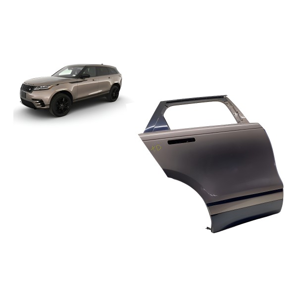 Porta ( Traseira Dir ) - Range Rover Velar R-dynamic 2018 Tr Traseira Direita Marrom-escuro