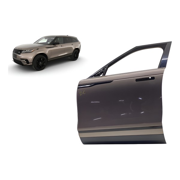 Porta ( Dianteira Esq ) - Range Rover Velar R-dynamic 2018 E Dianteira Esquerda Marrom-escuro