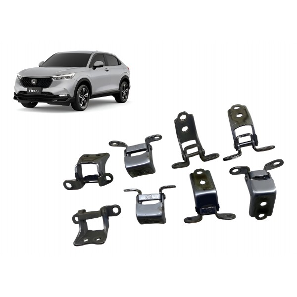 Jogo Batente De Portas Completo - Honda Hrv Exl 2023 1.5 Pra Prateado