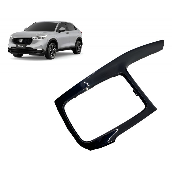 Moldura Alavanca De Cambio - Honda Hrv Exl 2023 1.5 Prateado Prateado